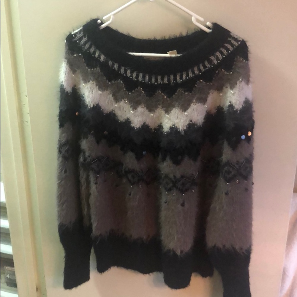 Anthropologie sweater. Sleeping with Snow